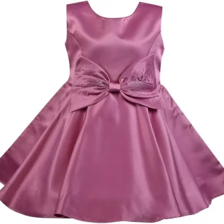 Wish Karo Girls Solid Fit and Flare Dress
